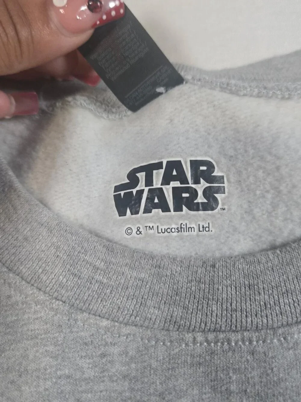 Star Wars R2-D2 Gray Graphic Crewneck Sweatshirt Gildan Men’s Size XL